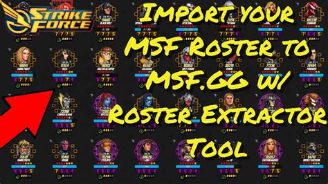 Roster Sync. . Msf gg